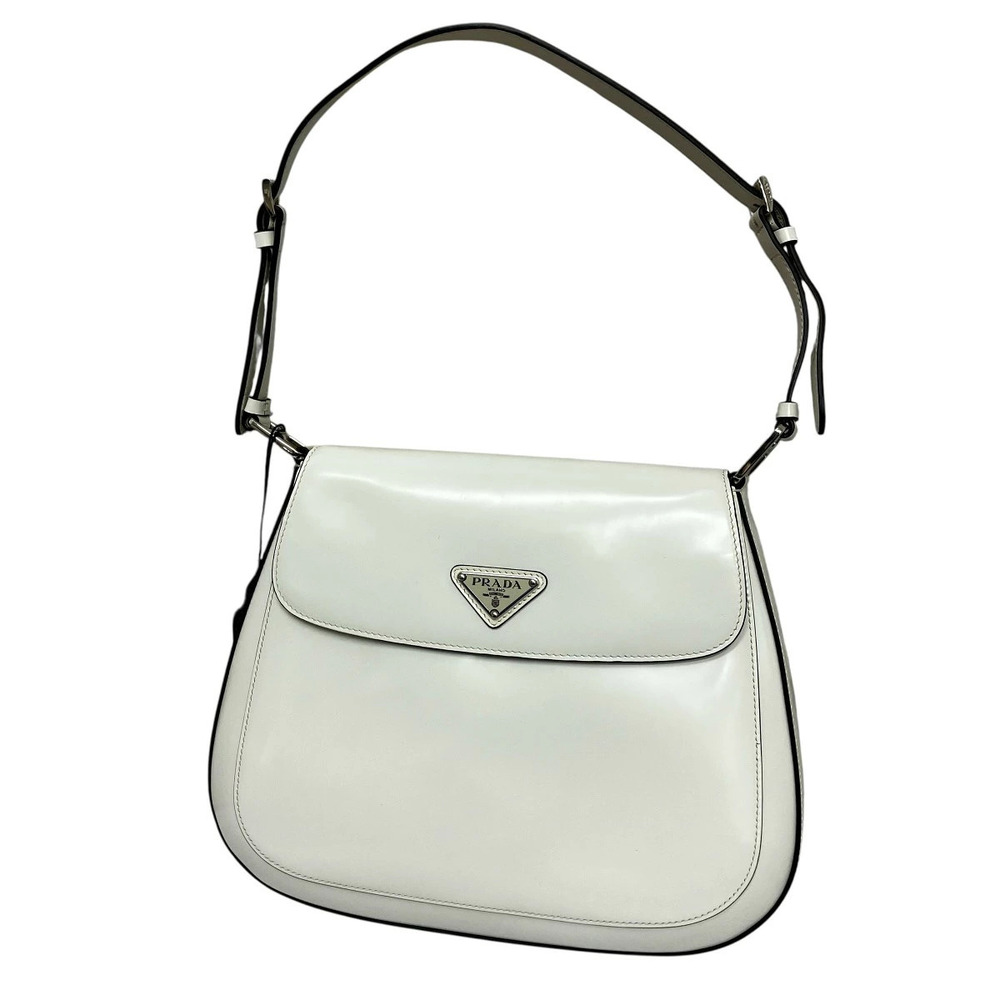 Prada Cleo Shoulder Bag White